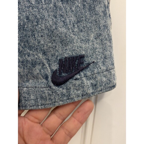 Vintage Nike Andre Agassi Tennis Skirt Womens M Blue Acid Wash Challenge Court - Picture 8 of 11